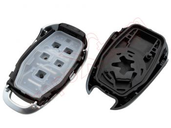 Producto genérico - Carcasa de telemando 3 botones llave inteligente "keyless" para Alfa Romeo Giulia, con espadín